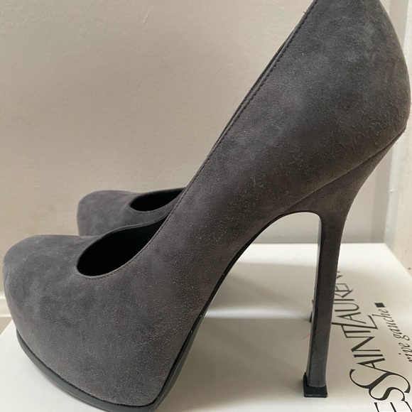 YSL grey suede heels! - Picture 4 of 4